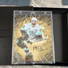 Fanatics Matty Beniers Emanate Seattle Kraken Autographed Card 49/50