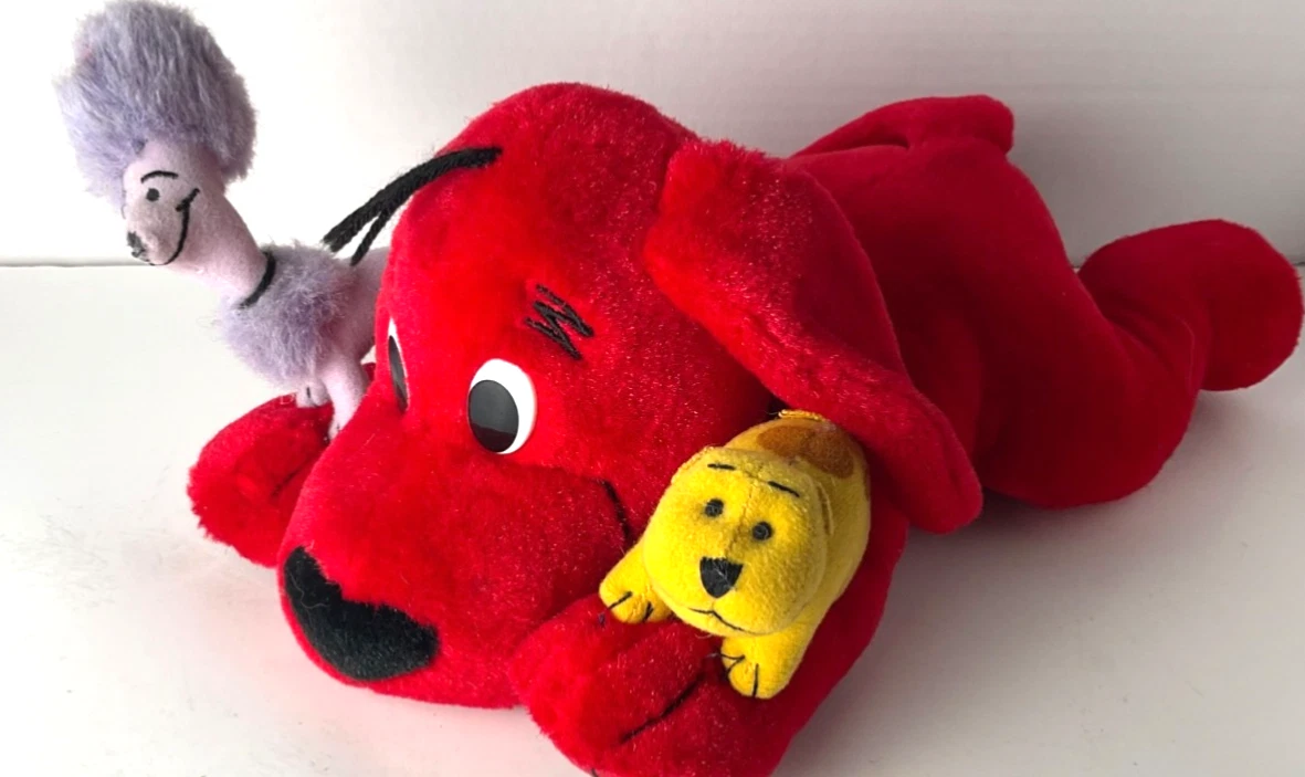 Lot De 7 Figurines Clifford - Le Gros Chien Rouge, Vintage 2003, Bon état