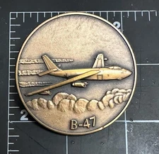 Great  BOEING B-47 Stratojet Medallion with screws