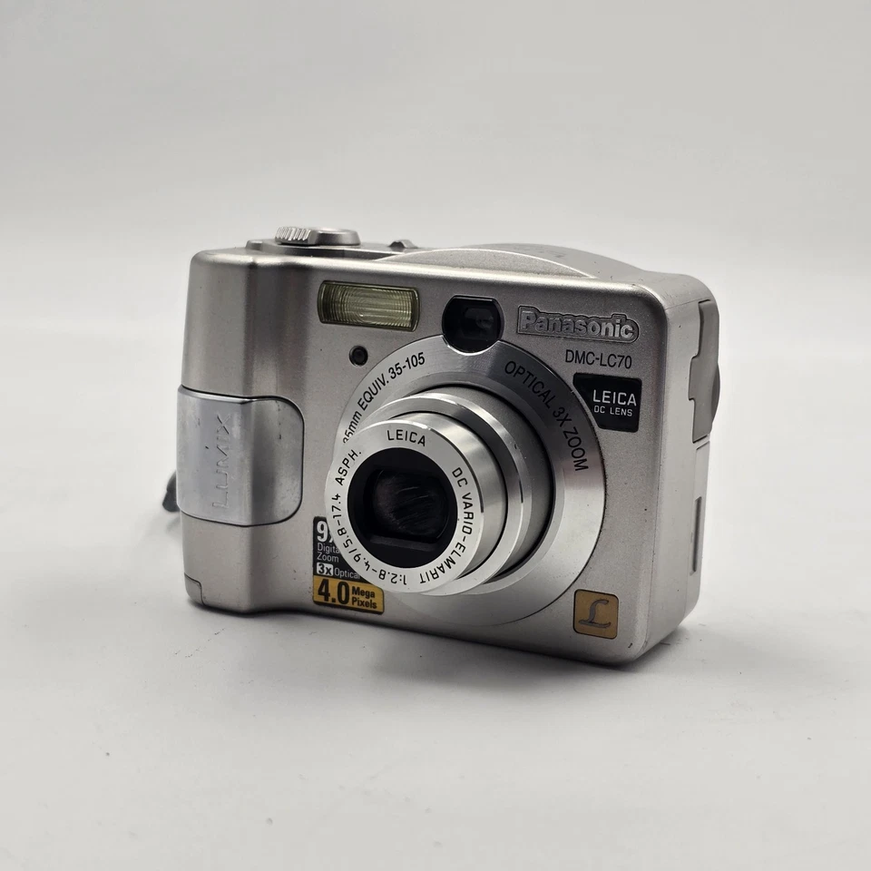 Panasonic Lumix DMC-LC70 4.0MP Digital Camera, Silver - Tested, photo 1 of 5
