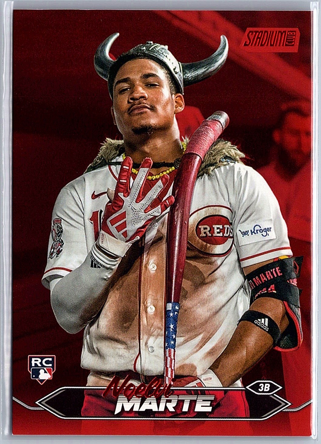 2024 Stadium Club Noelvi Marte #13 Red Foil Cincinnati Reds