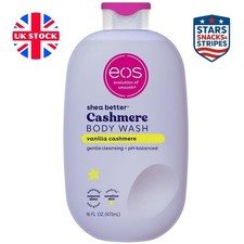 eos Shea Better Cashmere Body Wash, Vanilla Cashmere, 16 fl oz, USA Import