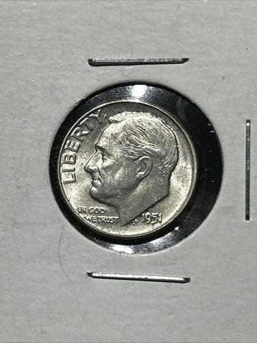 1951 Roosevelt Dime BU Uncirculated Mint State 90% Silver 10c US Coin