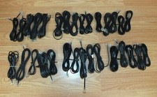 Mixed Lot of 30 RJ11 Multi Size / Lengths  Shape Black Phone Cords  READ 