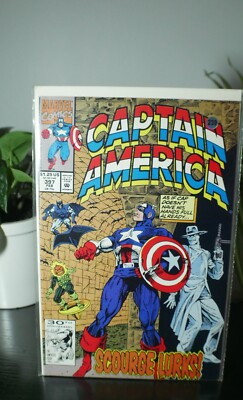 Captain America -Marvel #397 Scourge Lurks!