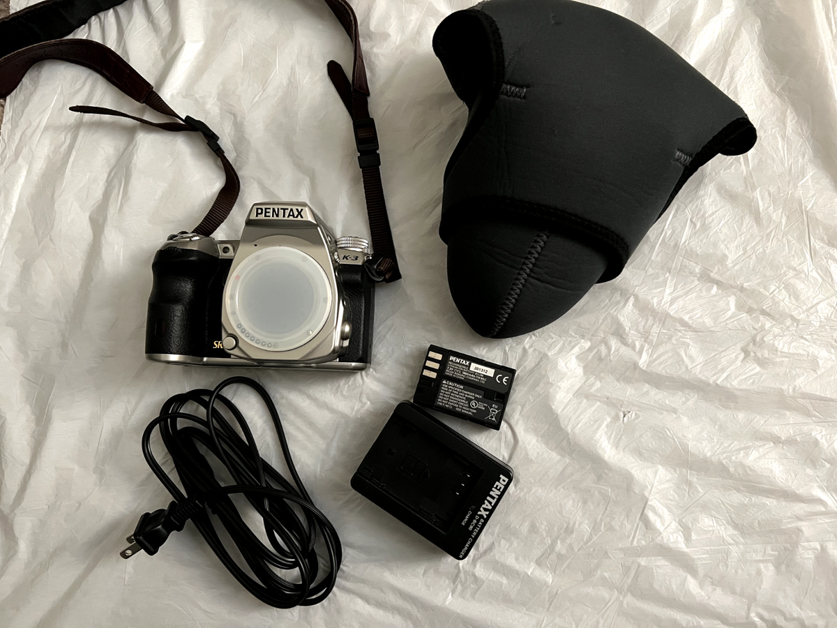 Pentax K-3 limited edition digital camera with leather strap 
