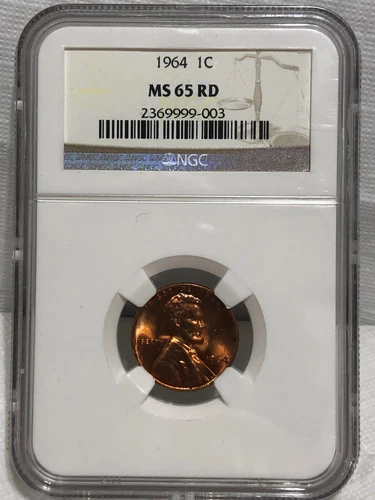 1964 Lincoln Memorial Cent NGC MS 65 RD