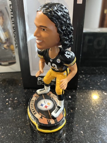 Pittsburgh Steelers Troy Polamalu 2012 Action Rare Bobblehead Foco - Picture 2 of 8