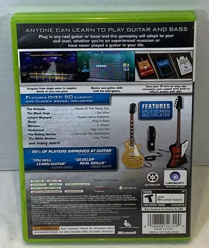 XBOX 360 ROCKSMITH AUTHENTIC GUITAR GAMES REAL TONE - Picture 3 of 3