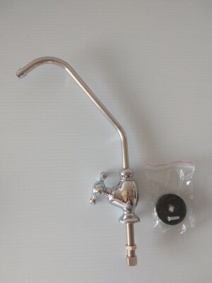 Deluxe Long Reach Faucet with Chrome Handel 10''
