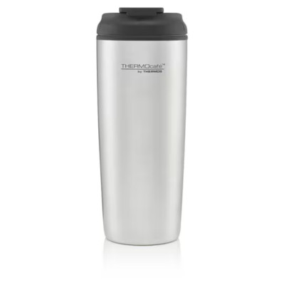 Thermoskanne 435 ml Thermocafe Edelstahl Reisebecher isoliert doppelwandig