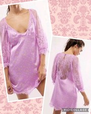 Free People Lace Mini UK S Lilac: Fairycore Cottagecore Romantic Vintage Style