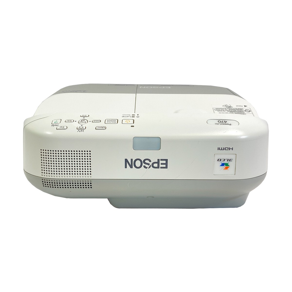 Epson 3LCD Projector 2600 Lumens UST Professional HD HDMI