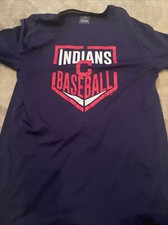 MLB Genuine Merchandise Boys Cleveland Indians T-Shirt Size Xl