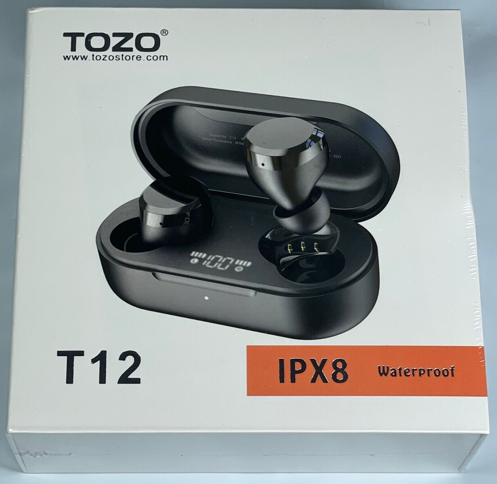 New TOZO T12 Wireless Earbuds 4Mic Noise Cancelling Bluetooth 5.0 Earphones  IPX8