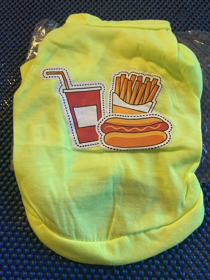 New! Dog Clothes Cat Summer Small Pet Shirts Puppy T-Shirt Coat Apparel US~Sz.S - Image 2 of 4