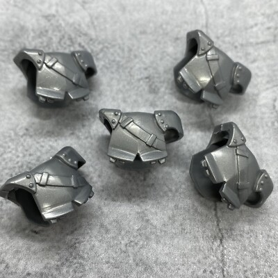 #ad 5pack Gray Knight Armor Shoulder Blocks Accessories for Minifigures gA30897 $3.95