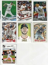Chris Sale 7 Card Lot Topps Gallery GQ Foil Chrome Donruss Boston Red Sox White 
