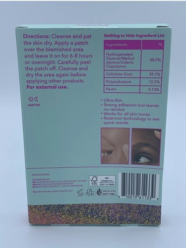 Good Molecules : Pimple Patches (60 Patches) Brand New In Box Sealed - Picture 2 of 2