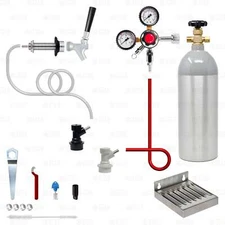 1 Tap Single Home Brew Kegerator Conversion Kit! Keezer Beer Ball Lock Corny Keg