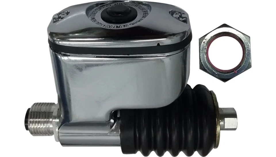 Drag Rear Brake Master 气缸抛光非 ABS DYNA FXD 06-17 Harley #42474-06 — 第 2/2 张图片