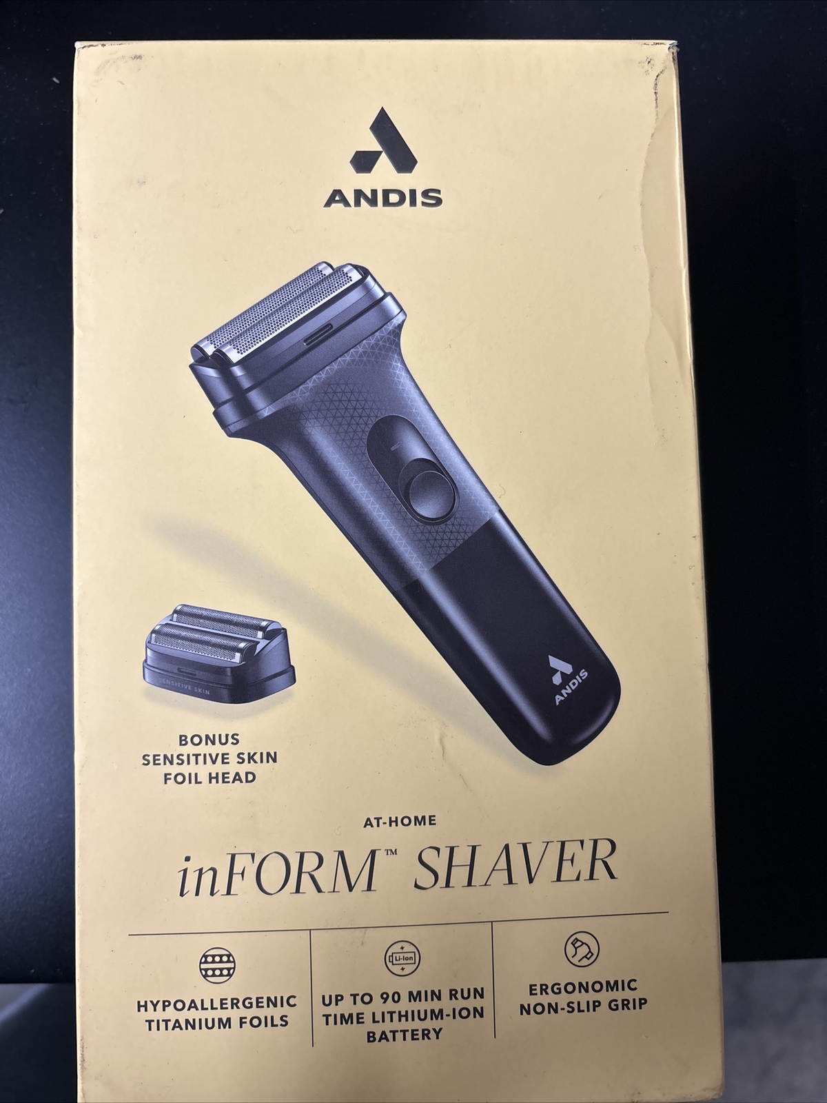 Andis InFrom Shaver Hypoallergenic Titanium Foils New Open Box eBay