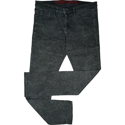 Mexx ladies stretch jeans trousers skinny slim leg mid rise size 40 L W31 L33 used grey