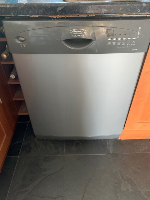 hotpoint aquarius dishwasher silver