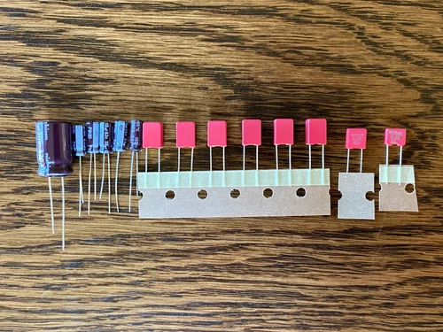 Technics SL-1650 Speed Repair Kit Capacitors Turntable Recap Set MCS 6710