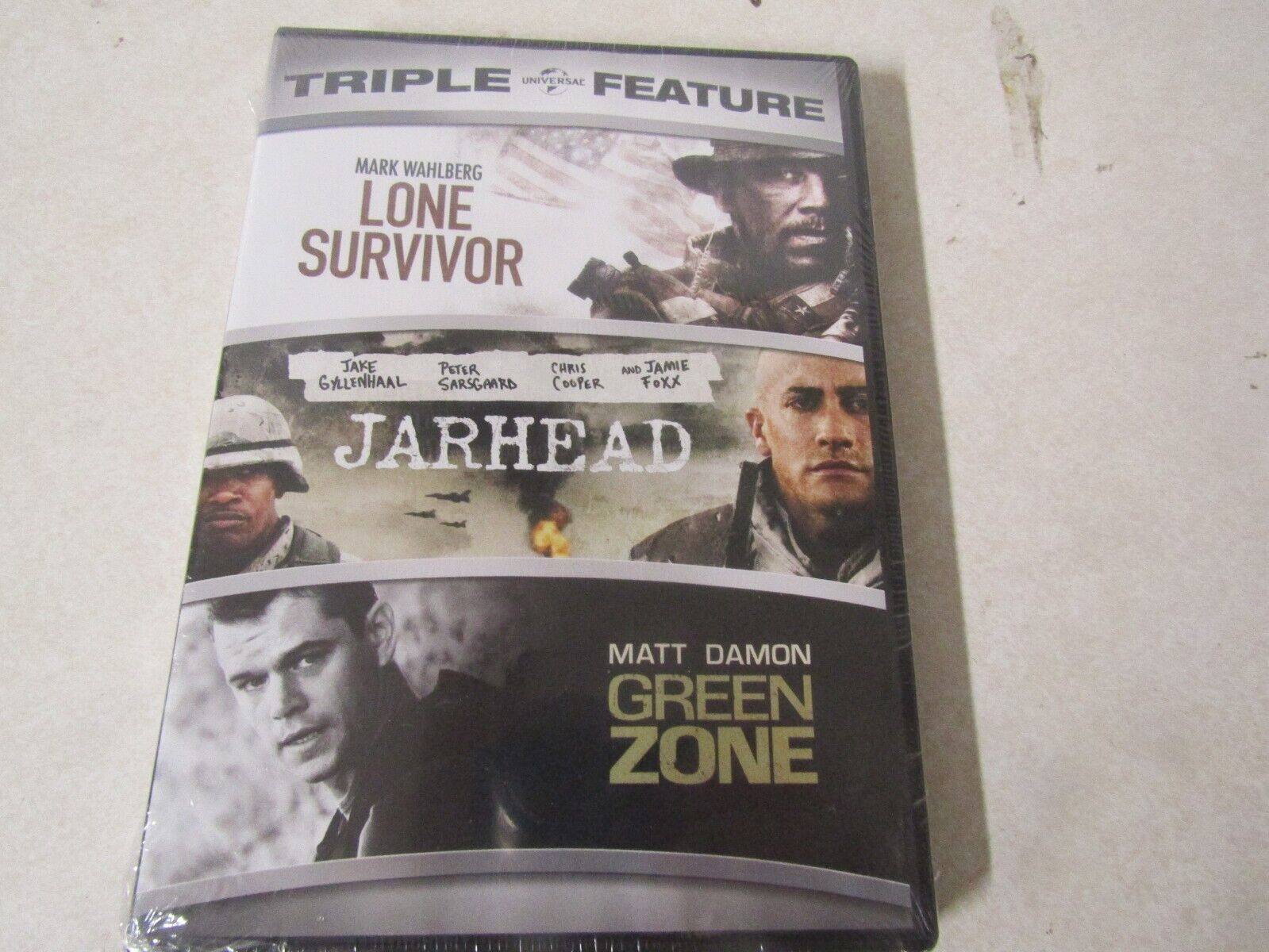 Lone Survivor / Jarhead / Green Zone Triple Feature DVD NEW