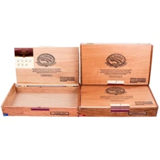 Lot of 3 Padron 3000 Empty Wood Cigar Box 10.5" x 6" x 1.75