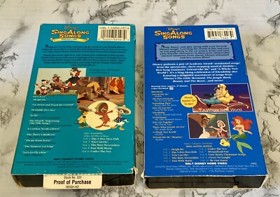 Disney's Sing Along Songs Be Our Guest Lion King Pochahontas