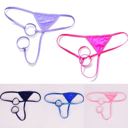 Thong Open Butt G-String T-back Gay Pouch Hole Men Panties Lingerie # - Picture 3 of 18