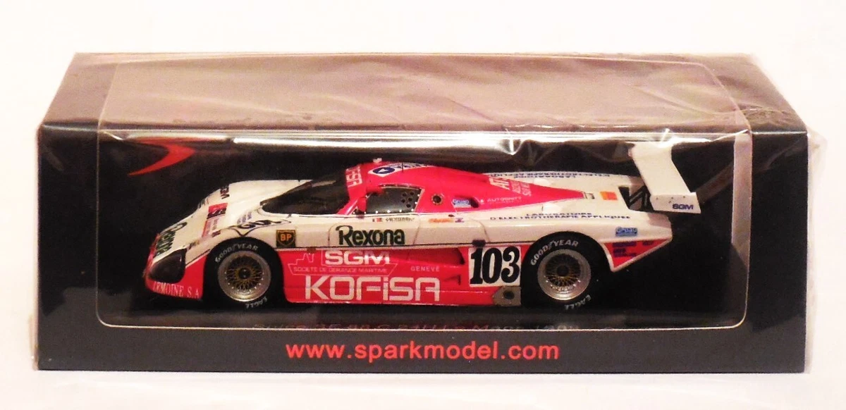 1:43 SPARK Spice Se89C 3.3L V8 #104 24H Le Mans 1989 Grand Pochauvin Roy S6803 M