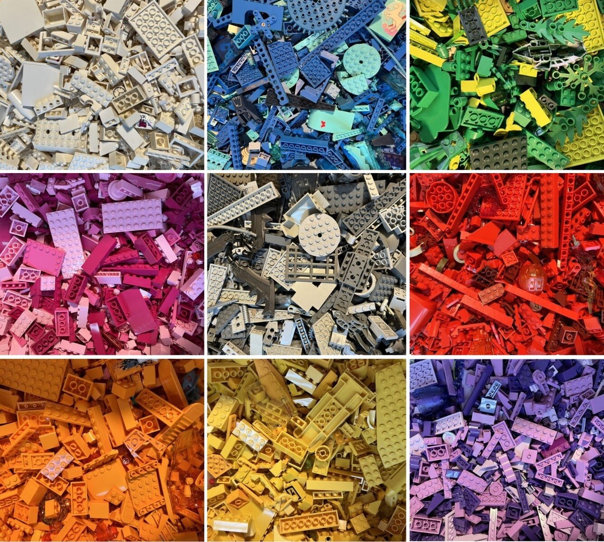 ブルーブルー　まとめ売り【21個】　売り切り Lego Bricks Bulk Lot ~ 2 pounds ~ Choose the Color! | eBay