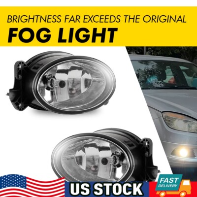 Pair of Front Fog Lamp Driving Light For Mercedes Benz E CLK ML Class RH LH USA