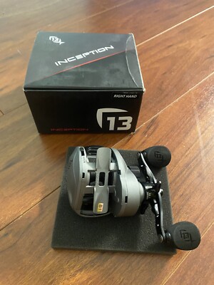 13 Fishing Inception Right Handed Low Profile Bait casting Reel 6.6:1 GR | eBay 13 Fishing Inception Right Handed Low Profile Bait casting Reel 6.6:1 GR | eBay