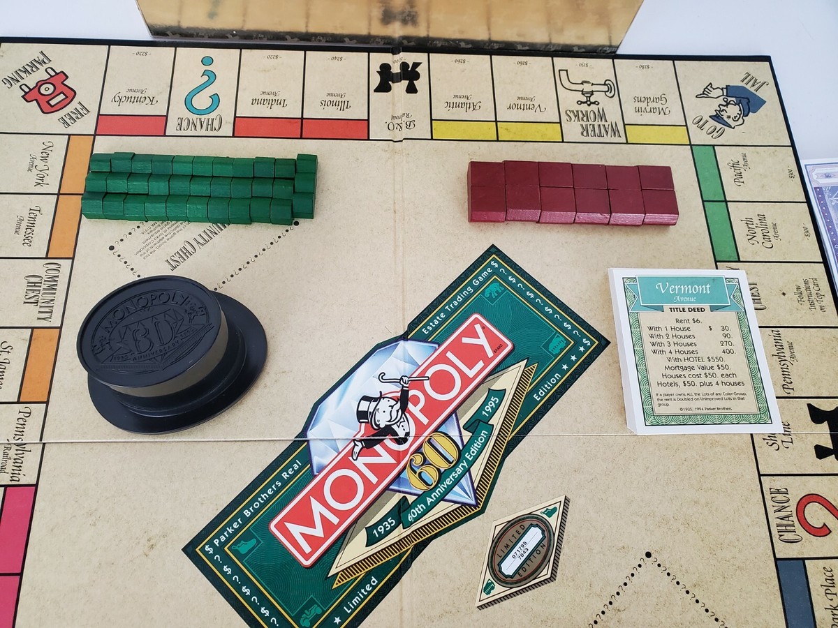 Monopoly 60th Anniversary 1935 - 1995 Limited Edition Board Game