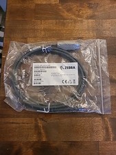 ZEBRA CBA-U21-S07ZBR Cable, 7ft, USB, Power Plus Connector, Straight, EAS-CL