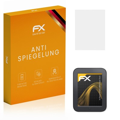 atFoliX 2x Schutzfolie für Barnes & Noble NOOK Simple Touch matt&stoßfest