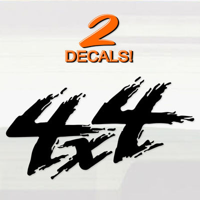 4X4 Off Road Mud Bogging Mudder 12.5''x6'' Set of 2 Decal Stickers Grafix OffRoad!
