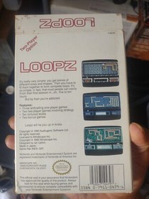 Loopz For NES With Instruction Book An All