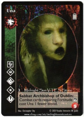 Una Gangrel Antitribu 25th Anniversary 2020 V:TES VTES Vampire CCG