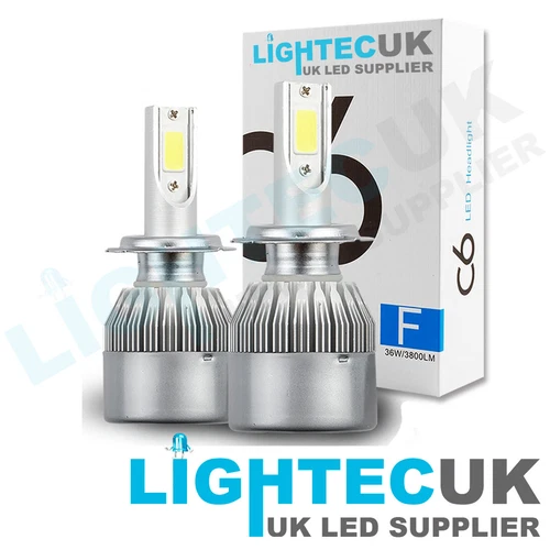 BLANC 6000K CANBUS SAFE LED AMPOULES FAISCEAU PRINCIPAL IMMERGÉ DRL RÉSISTANCES DE REMPLACEMENT C6