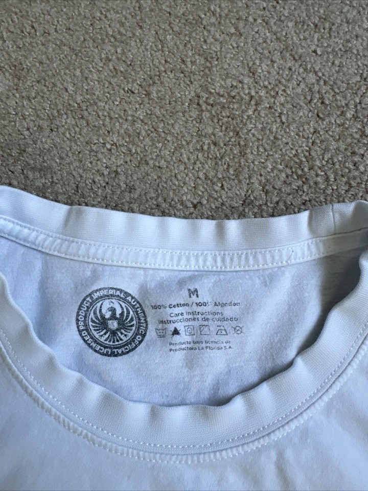 Cerveza Imperial Beer Costa Rica Men's Short Sleeve T Shirt Tee White