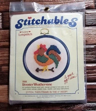 Dimensions Stitchables Rooster Complete Kit  Farmhouse Rustic Chic #7508 New 
