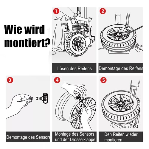 Für Mercedes W205 W212 W222 W246 W176 Rdk Reifendrucksensor Rdks A0009050030 - Bild 5 von 13