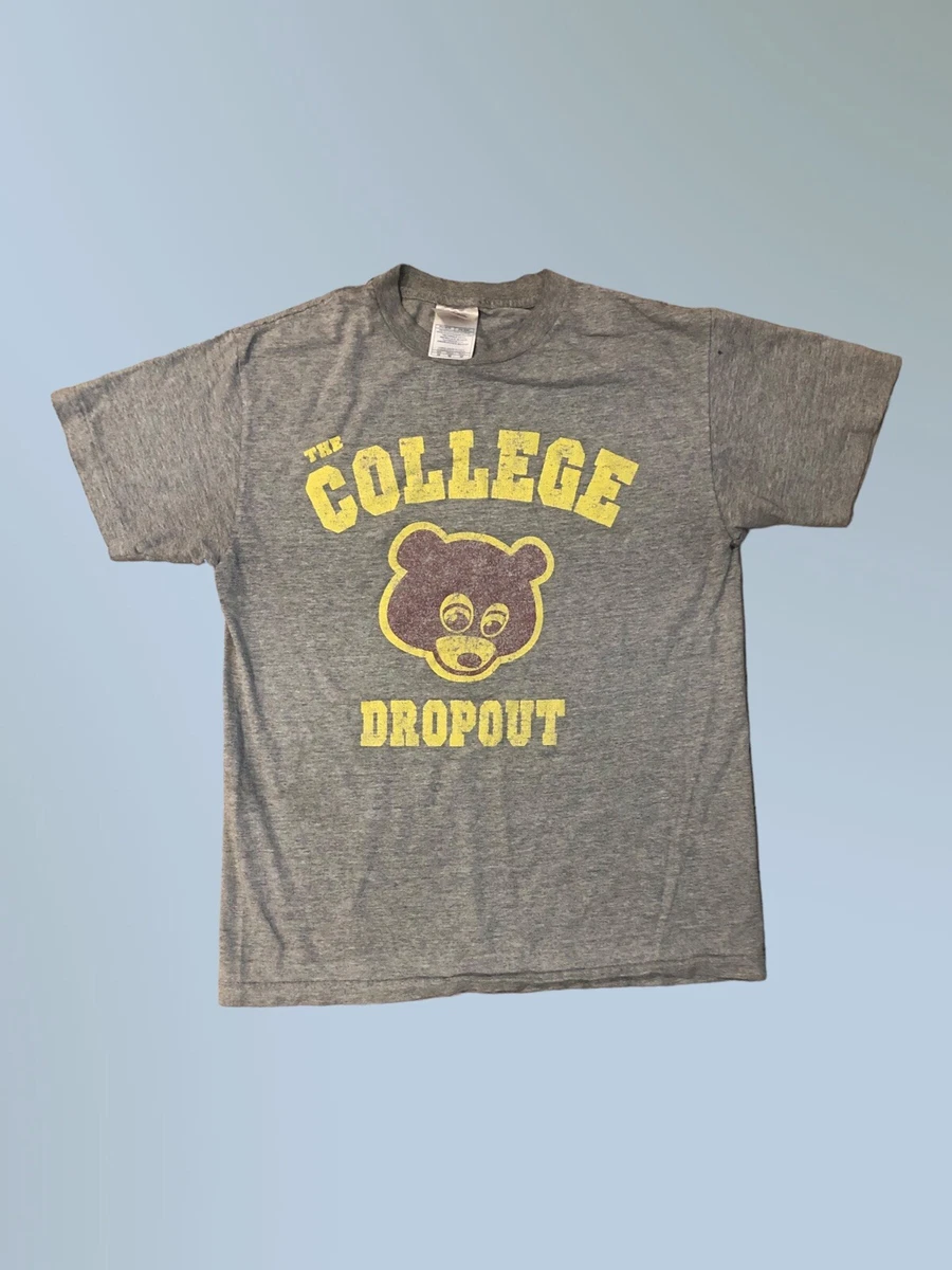 Vintage 2004 Kanye West College Dropout Album Promo tee Medium Rare Rap t  shirt