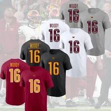 SALE SALE! Jake Moody #16 Wa.shington Com.manders 2025 Name & Number Fan Gifts