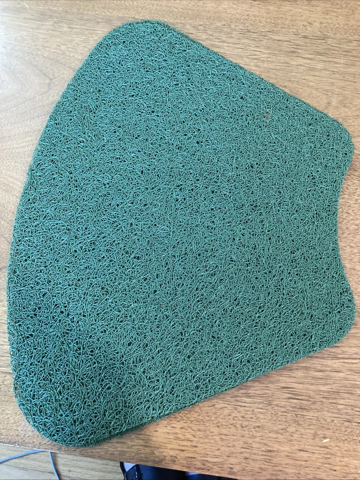 Lote de 6 manteles individuales estilo cuerda espagueti triangular oblongo verde amarillo Foto 4 de 4